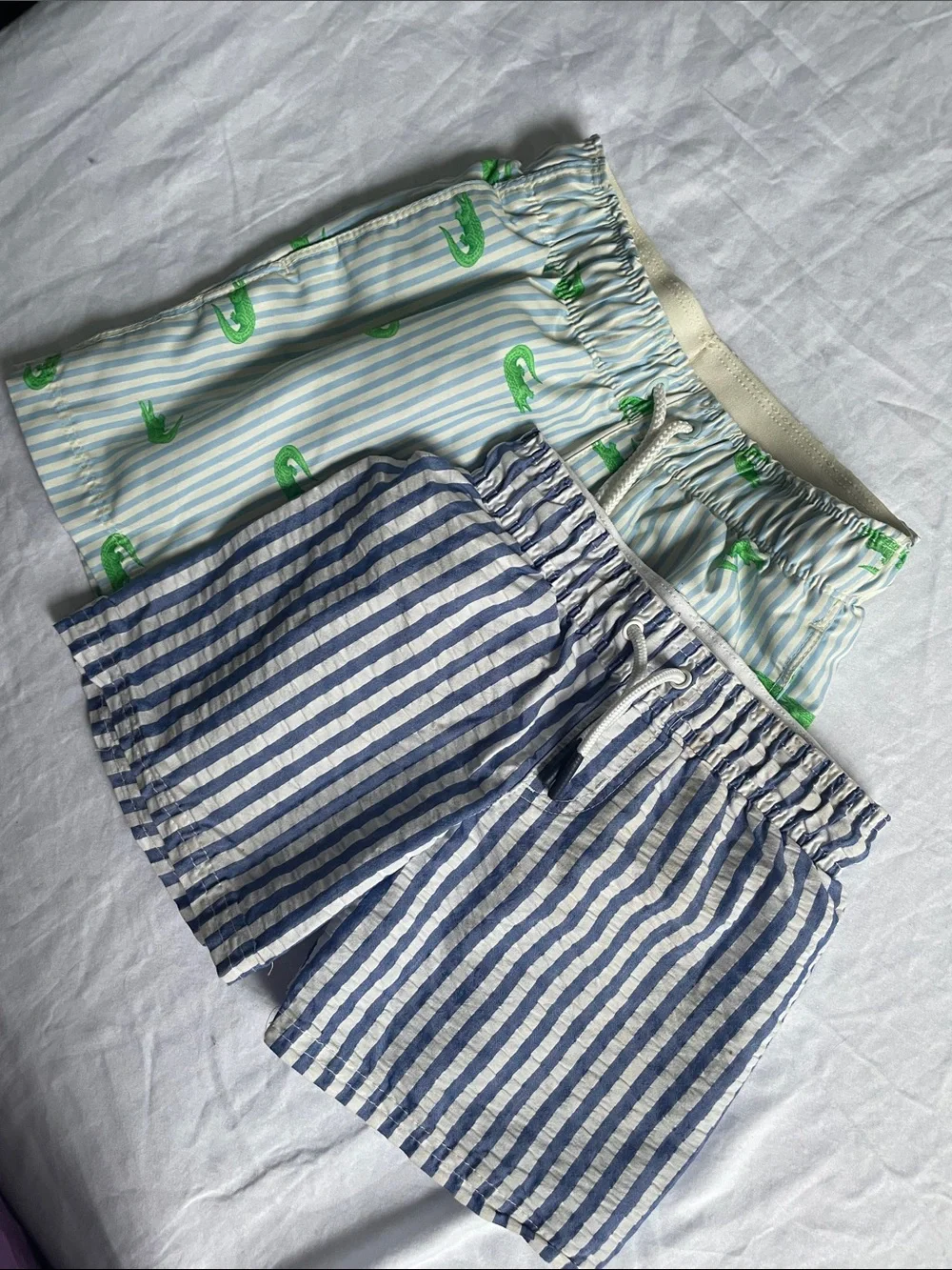 CAT & JACK Swim Suits Shorts Trunks Bundle Lot Blue Green Bathing Suits